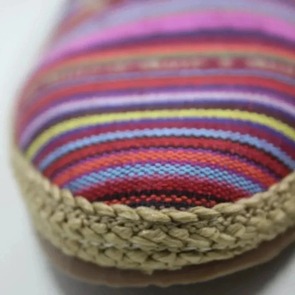 Beacon Women's Multicolor Mexican Aztec Slip-On Espadrilles Wedge Heels 7.5N - Picture 4 of 11